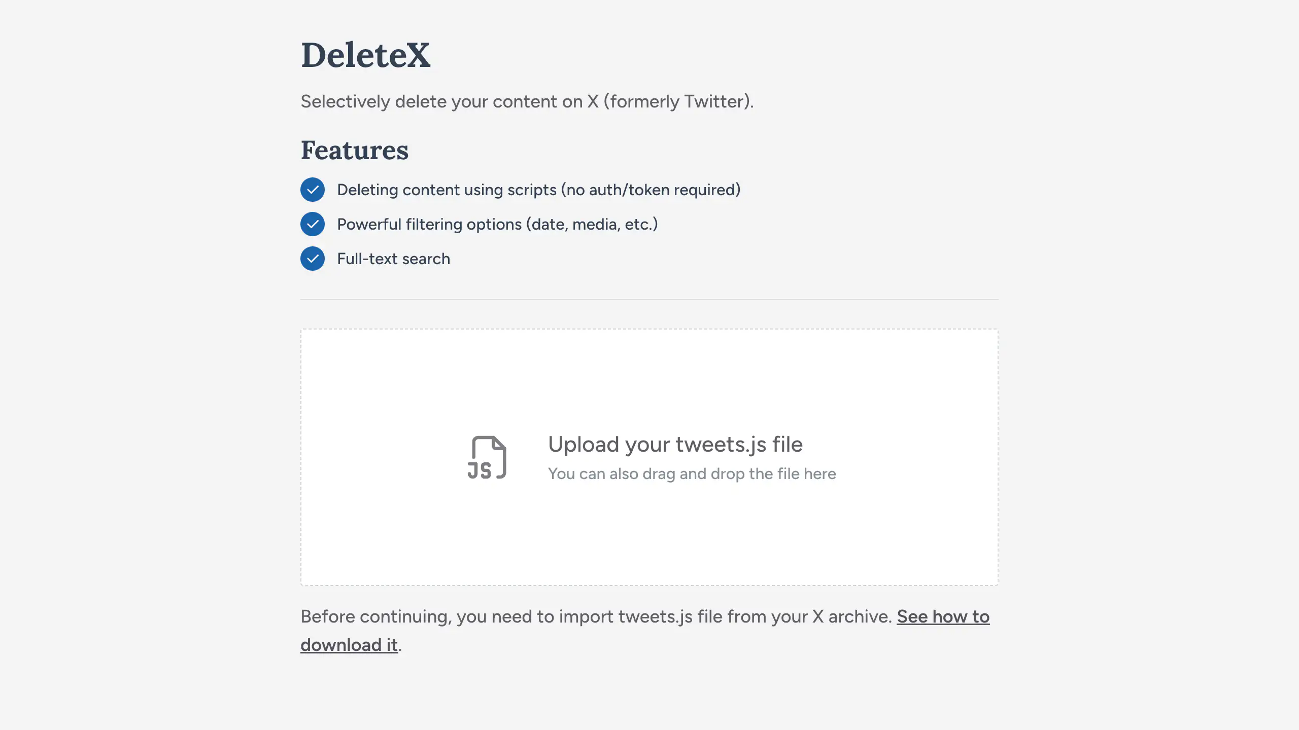DeleteX thumbnail