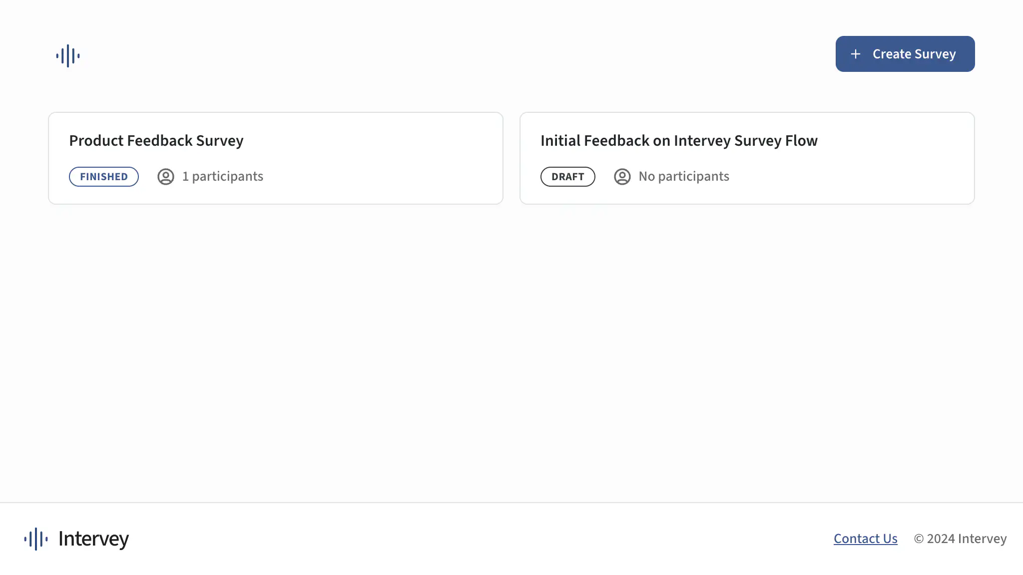 User dashboard