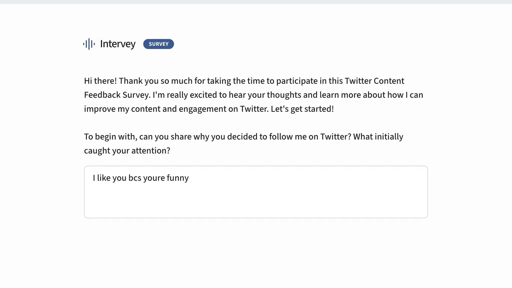 Follow-up questions